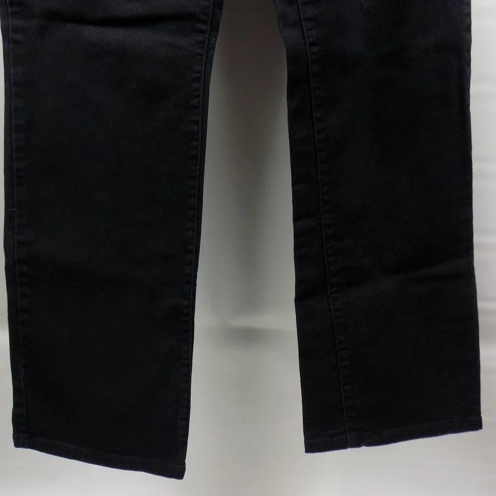 Levi's 550 Relaxed Boot Cut Black Jeans Size 10M - Picture 6 of 10